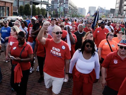 UAW Members Participate In Labor Day Parade