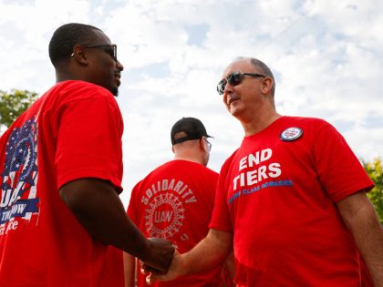 United Auto Workers Members March In Detroit Labor Day Parade
