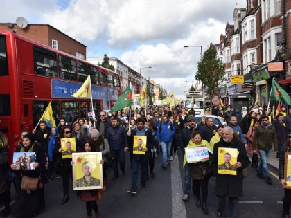 Funeral Procession Of Kurdish YPG Journalist Mehmet Aksoy In London