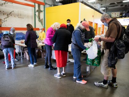 Lines Stretch Down the Block at Food Banks as Costs Go Up and Pandemic Aid Expires