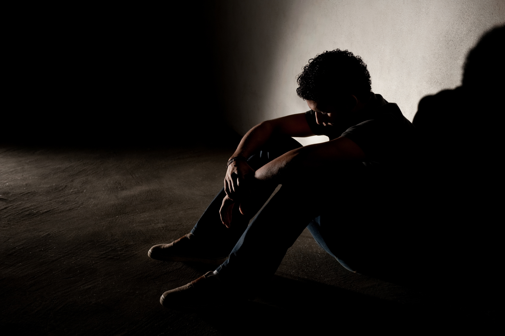 Sad young guy