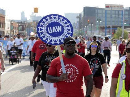UAW Members Participate In Labor Day Parade