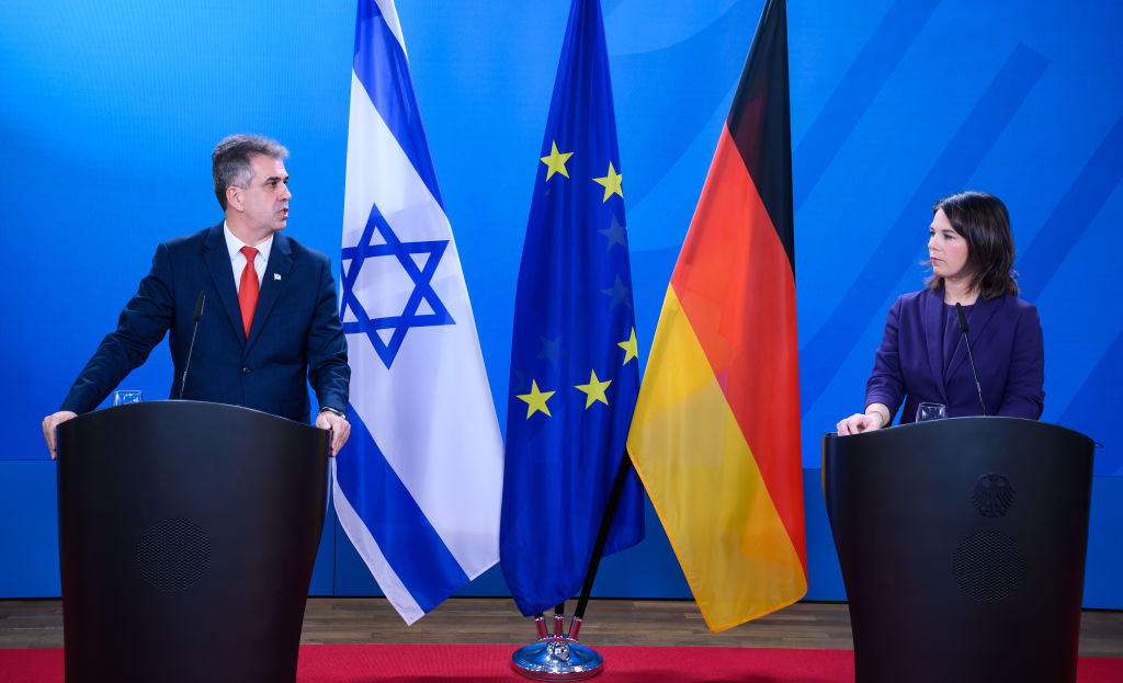 Israeli Foreign Minister Eli Cohen in Berlin