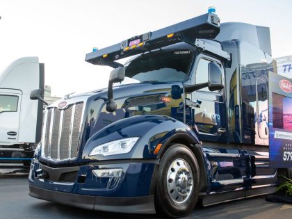 Technology fair CES - autonomous trucks