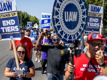 Striking UAW in Ontario, CA.