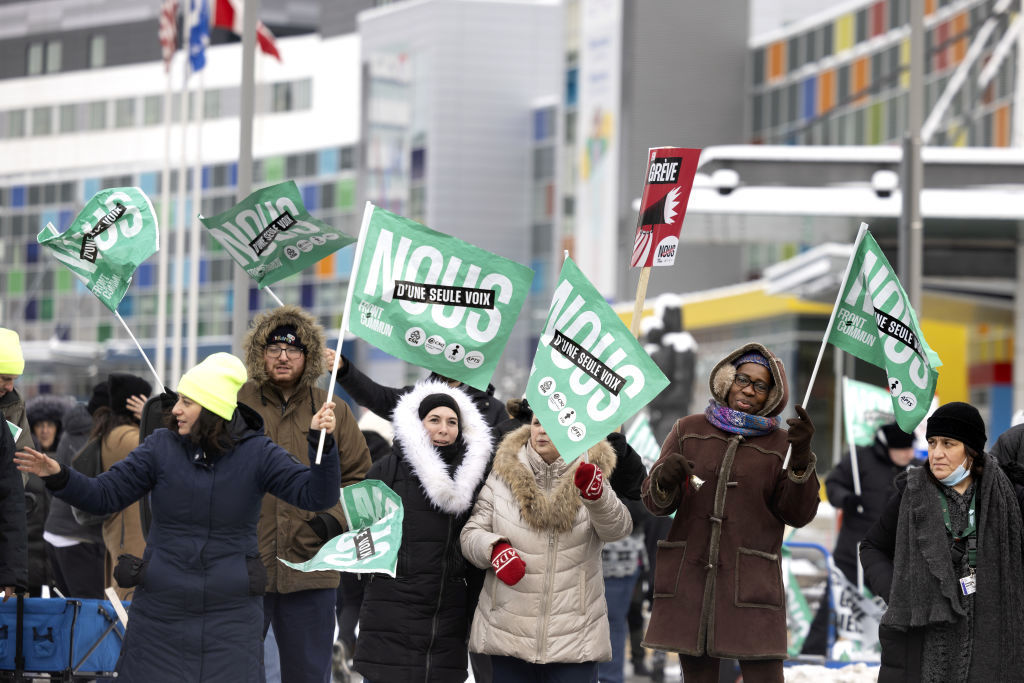 More Than 10% Of Quebec's Labor Force Is Poised To Go On Strike