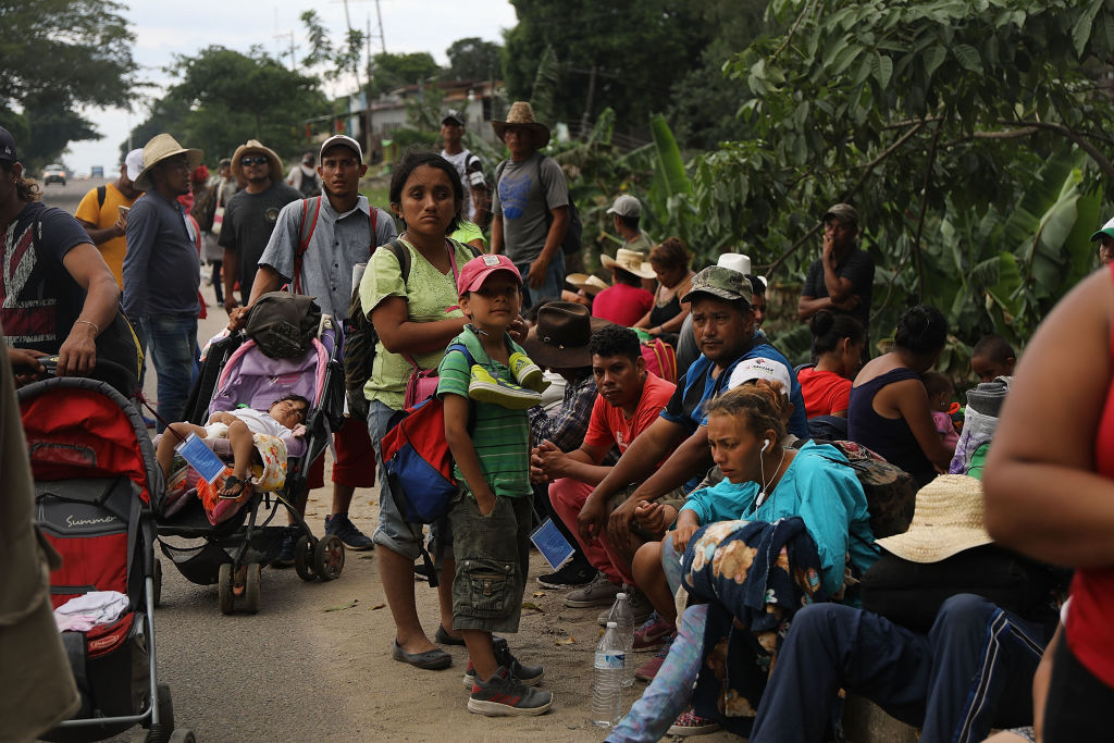 Thousands Of Hondurans In Migrant Caravan Continue March Through Mexico