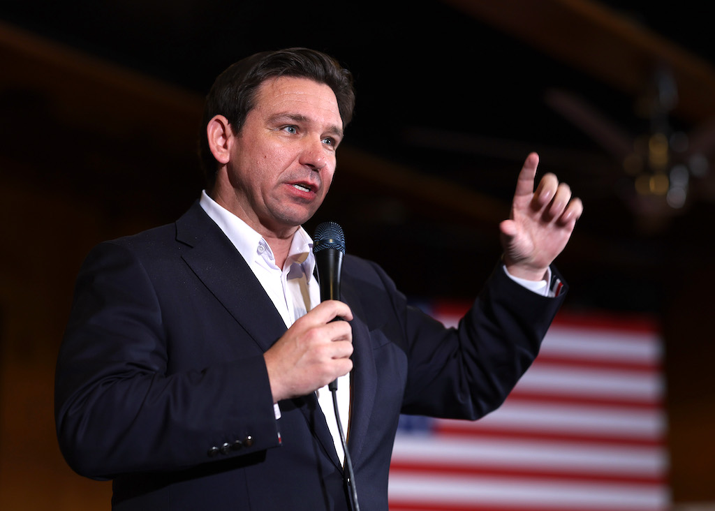Presidential Candidate Ron DeSantis Campaigns In Iowa