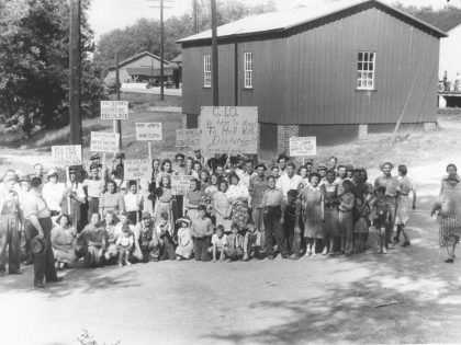 Striking CIO Members