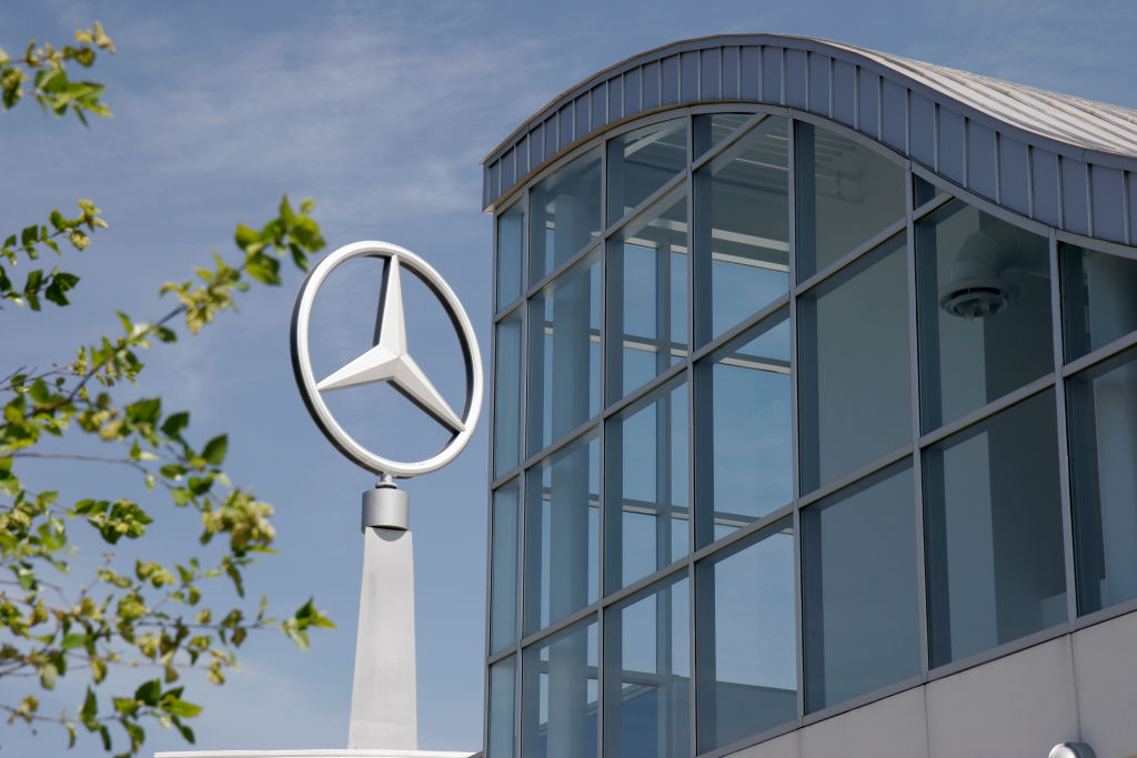 The exterior of the Visitors Center at the Mercedes-Benz, SUV manufacturing plant in Vance.