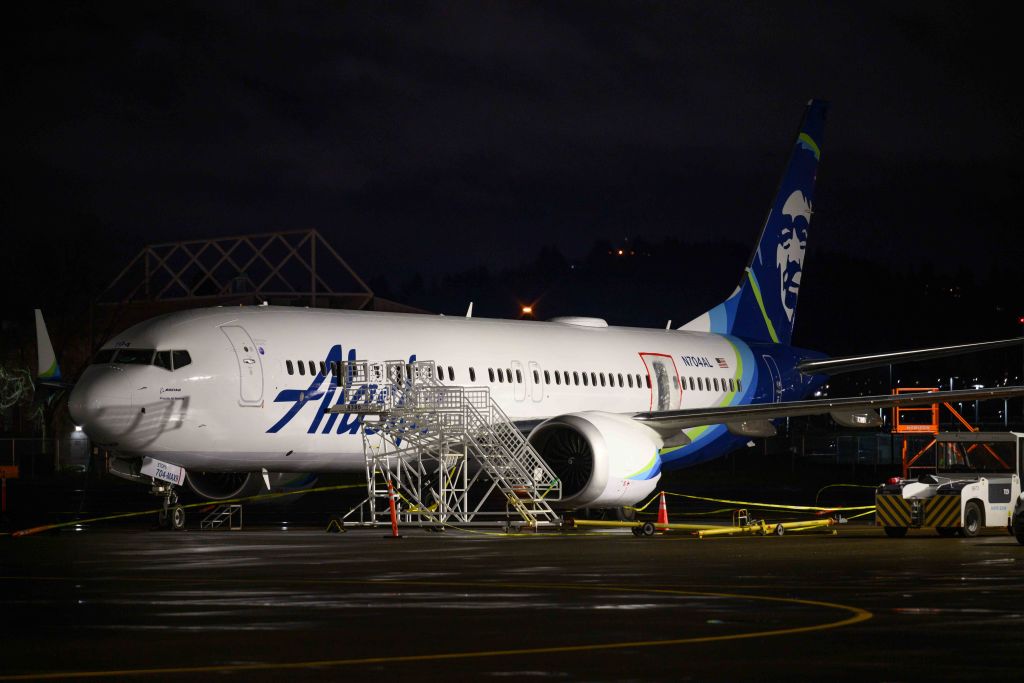 NTSB Continues Investigation Into Midair Fuselage Blowout Of Alaskan Airlines Boeing 737 Max 9