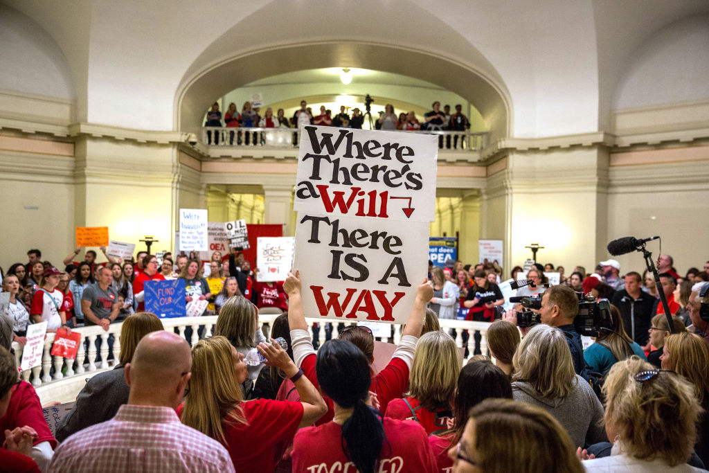 Teacher Strikes Spread As More Follow West Virginia's 'Wildcats'
