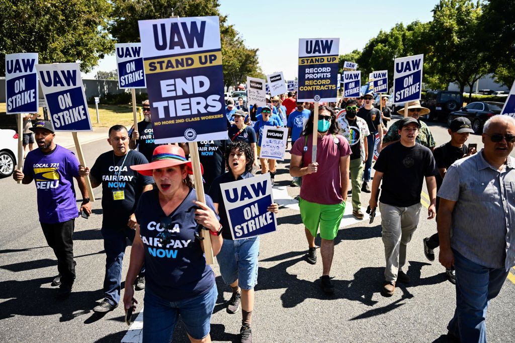 US-AUTOMOBILE-UNIONS-STRIKE
