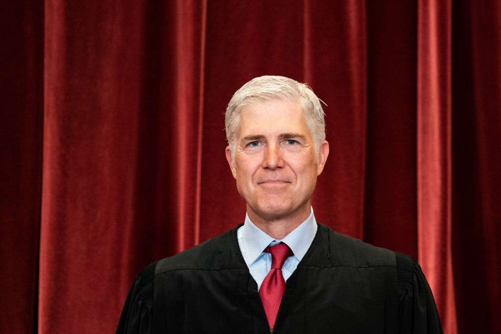 Supreme Court Justices Pose For Formal Group Photo