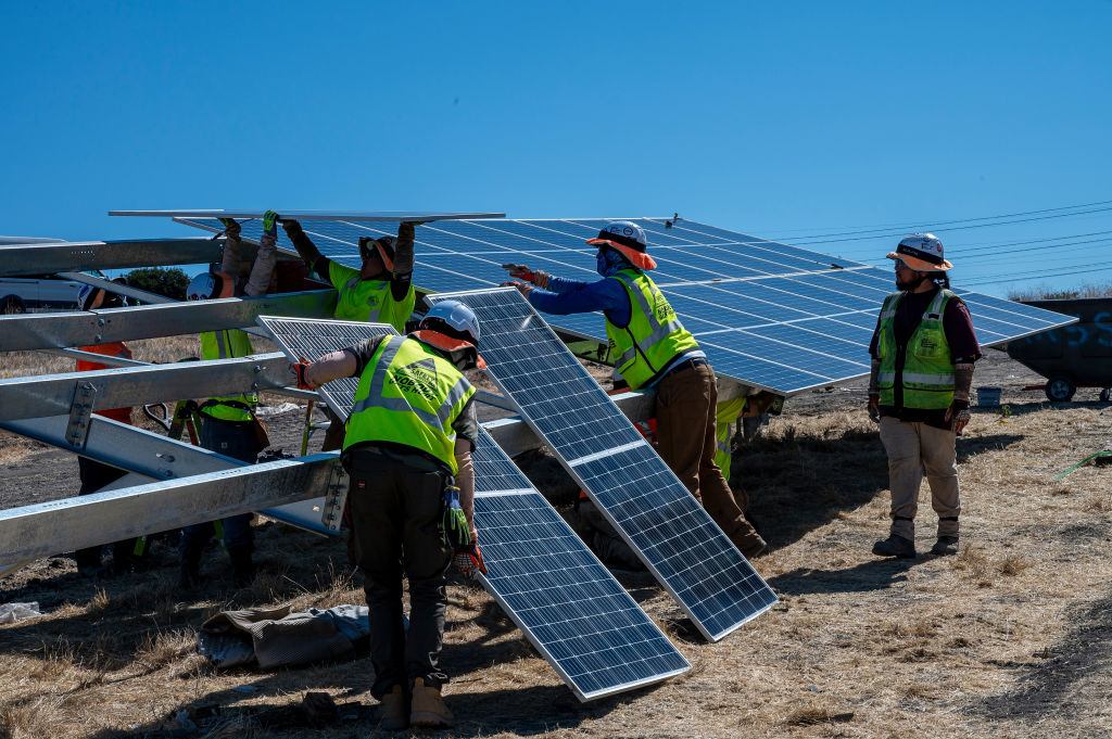 Solar Panel Construction At The Phillips 66 Rodeo Renewable Energy Complex