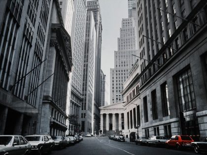 New York Street Scene In 1976