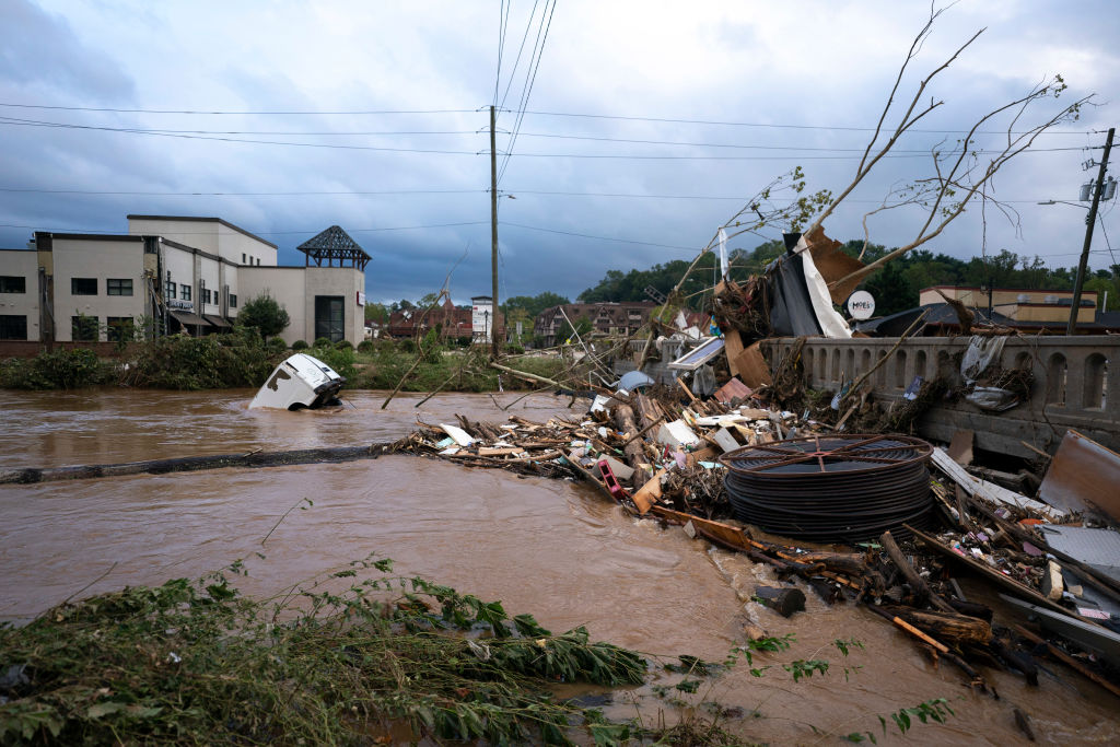 Storm Helene Causes Massive Flooding Across Swath Of Western North Carolina