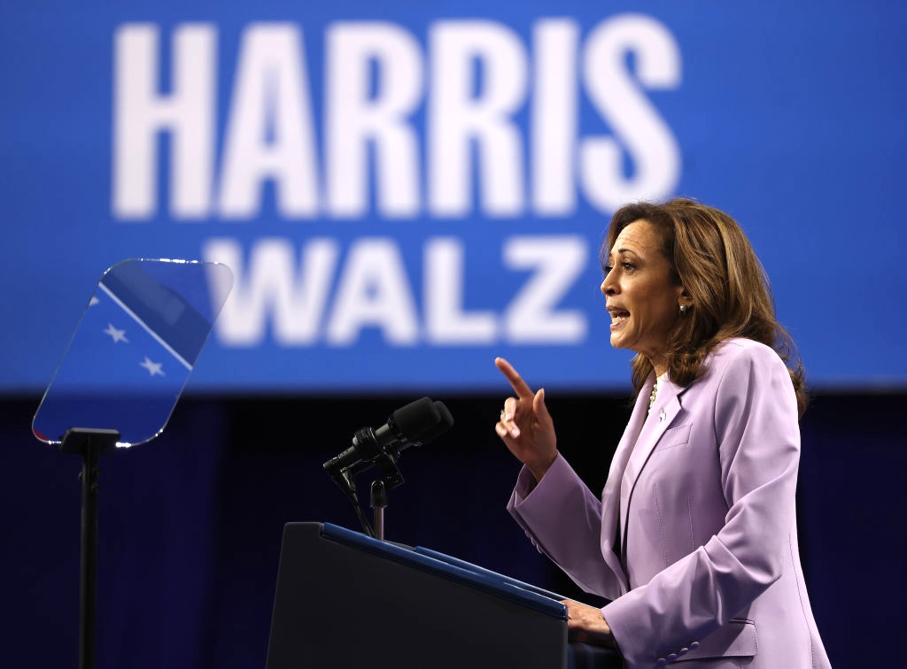 Kamala Harris And Tim Walz Hold Presidential Campaign Rally In Las Vegas