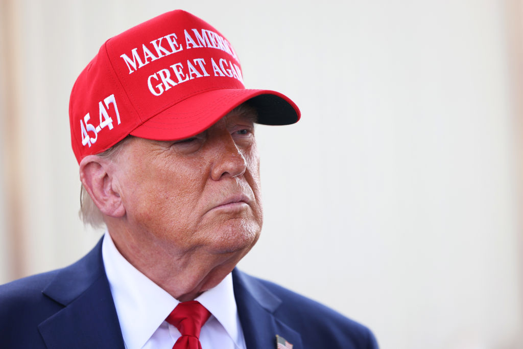 Donald Trump Visits Areas Affected By Hurricane Helene In Georgia