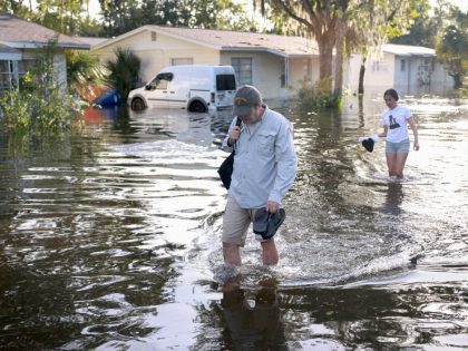 Hurricane Helene Hits Gulf Coast Of Florida