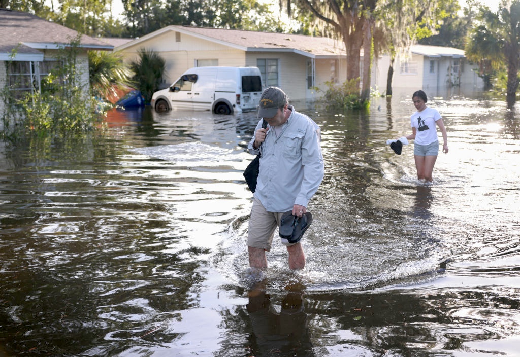 Hurricane Helene Hits Gulf Coast Of Florida