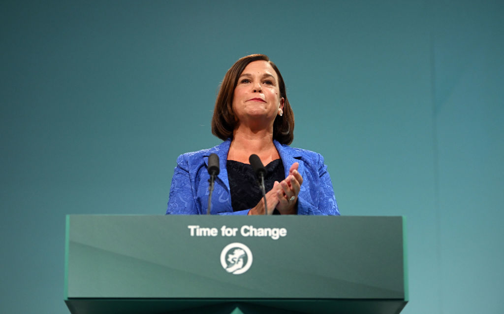 Irish Leader Mary Lou McDonald Makes Speech To Sinn Fein Ard Fheis 2024