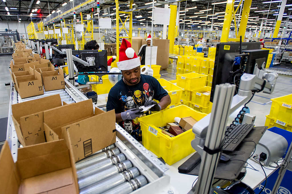 Operations Inside An Amazon.com Inc. Fulfillment Center Ahead Of Cyber Monday
