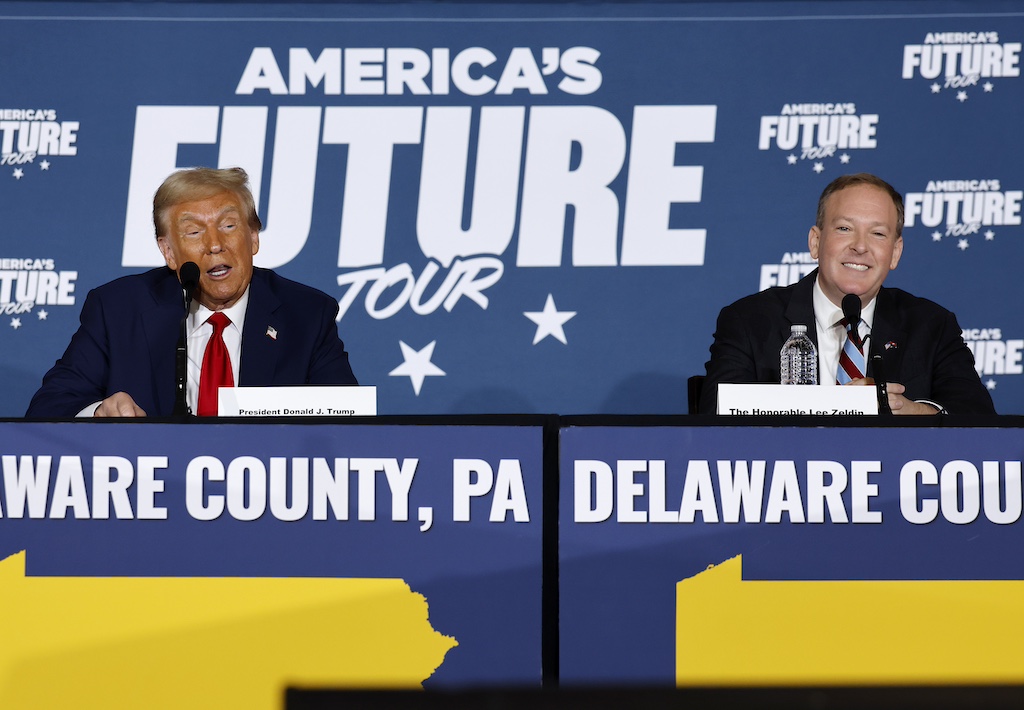 Donald Trump Campaigns In Pennsylvania With One Week Until Election Day