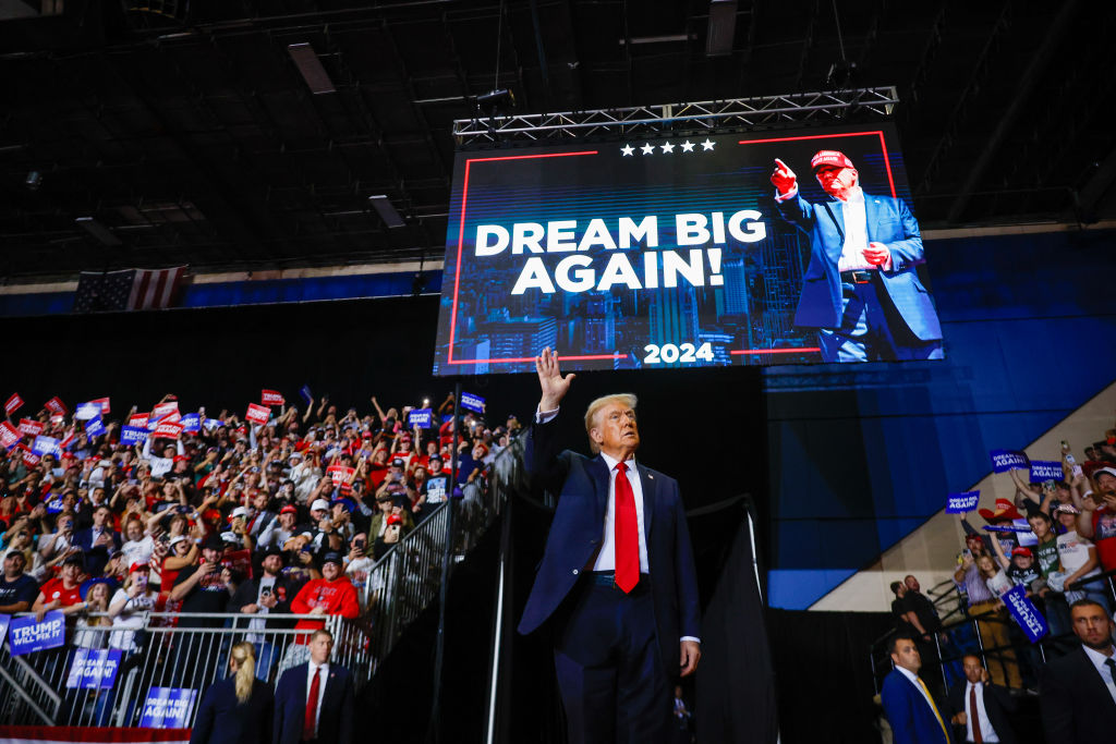 Republican Presidential Nominee Former President Trump Holds Rally In Salem, Virginia