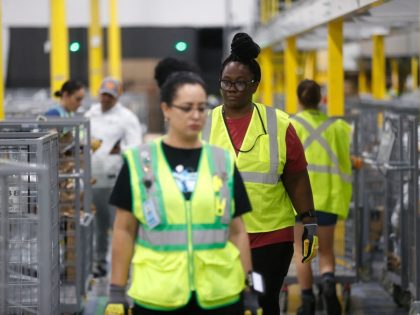 Amazon Fulfillment Center Operates On Cyber Monday
