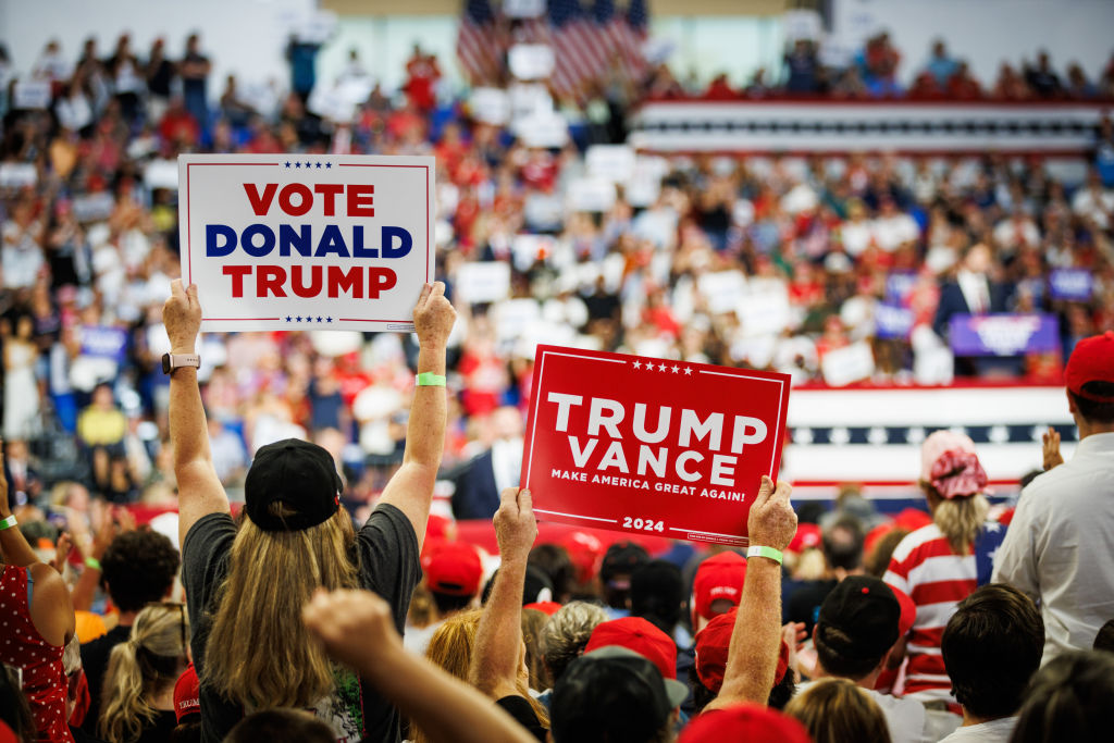 Donald Trump And JD Vance Campaign In Georgia
