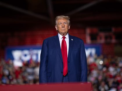Donald Trump Holds Campaign Rally In Saginaw, Michigan