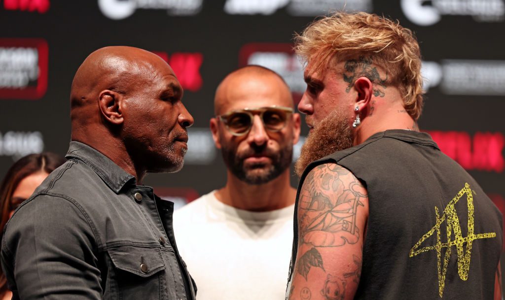 Press Conference For LIVE On Netflix: Jake Paul Vs. Mike Tyson