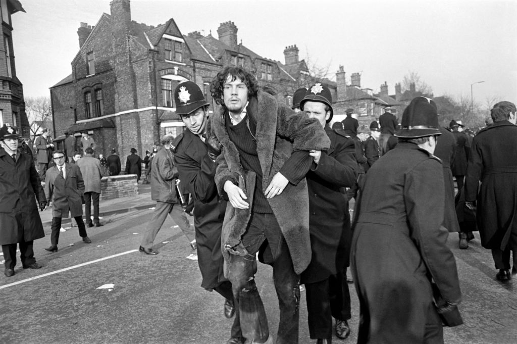 Anti-apartheid protest in Talbot Road