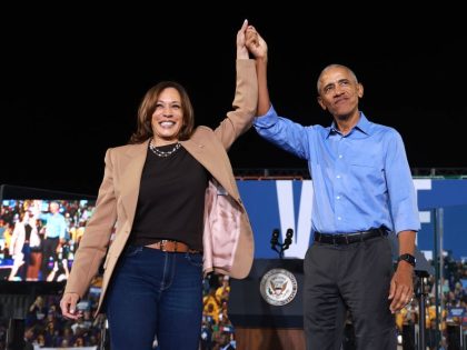 Barack Obama Joins Kamala Harris As She Campaigns For President In Georgia
