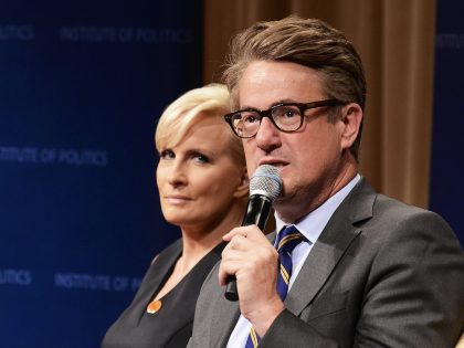 Joe Scarborough And Mika Brzezinski Take Part In "The David Rubenstein Show: Peer-To-Peer Conversations"