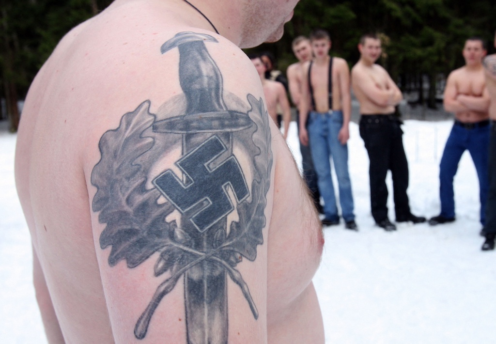 TOPSHOT-RUSSIA-NAZI-SLAV-UNION