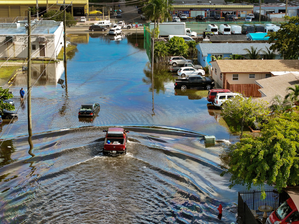 Heavy Rains Bring Street Flooding To South Florida