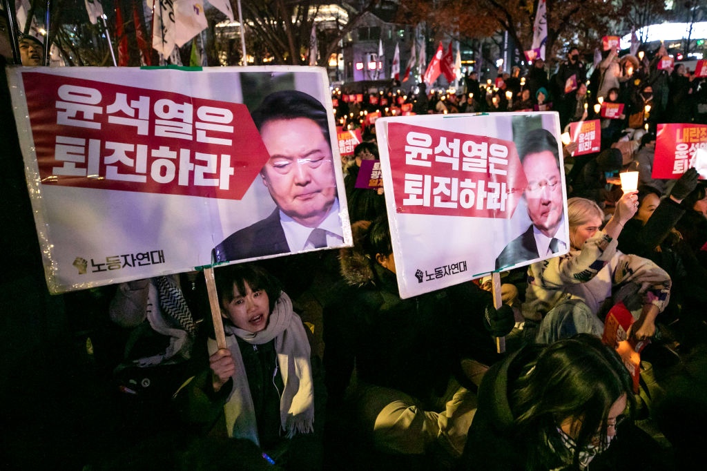 South Korea Opposition Party Seeks to Impeach Yoon for Treason
