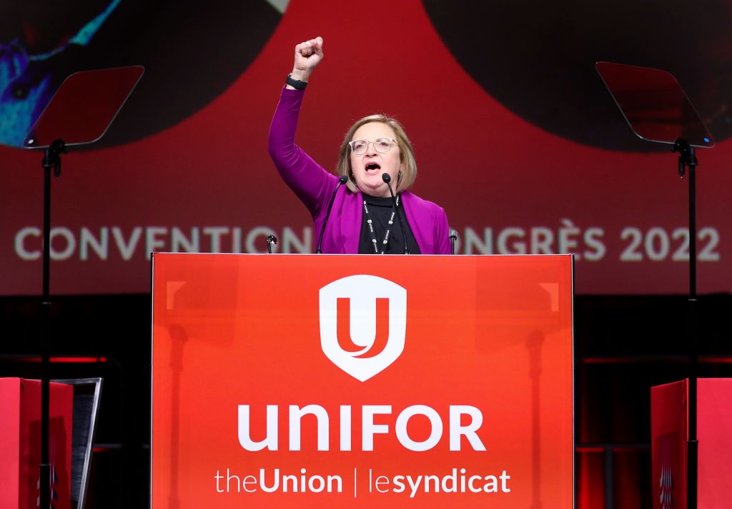 UNIFOR President Lana Payne