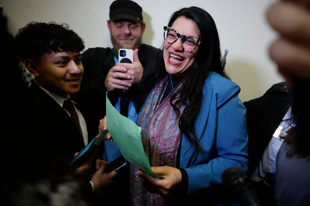 Actor And Activists Joins CodePink Sit In Calling For Ceasefire In Gaza On Capitol Hill