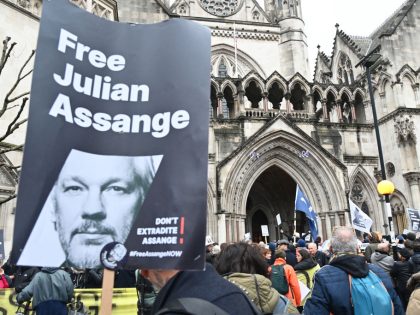 Julian Assange Rally In London