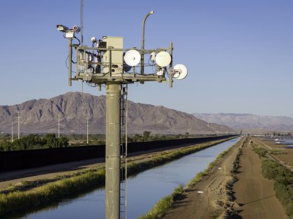 Panoramic View Of The Borderlands: Southwestern U.S. And Mexico