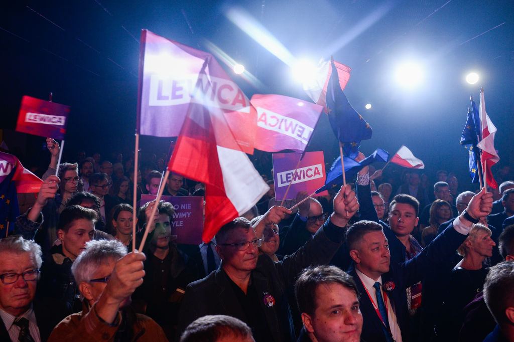 Poland's Left Wing Coalition Holds a Convention Ahead Of General Election