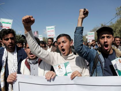 University Students And Academics Protest Against U.S., U.K. Attacks On Yemen And Israeli Attack On Gaza