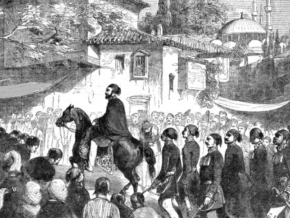 The Sultan Abdul Medjid Proceeding To The Divan Of The Sublime Porte,