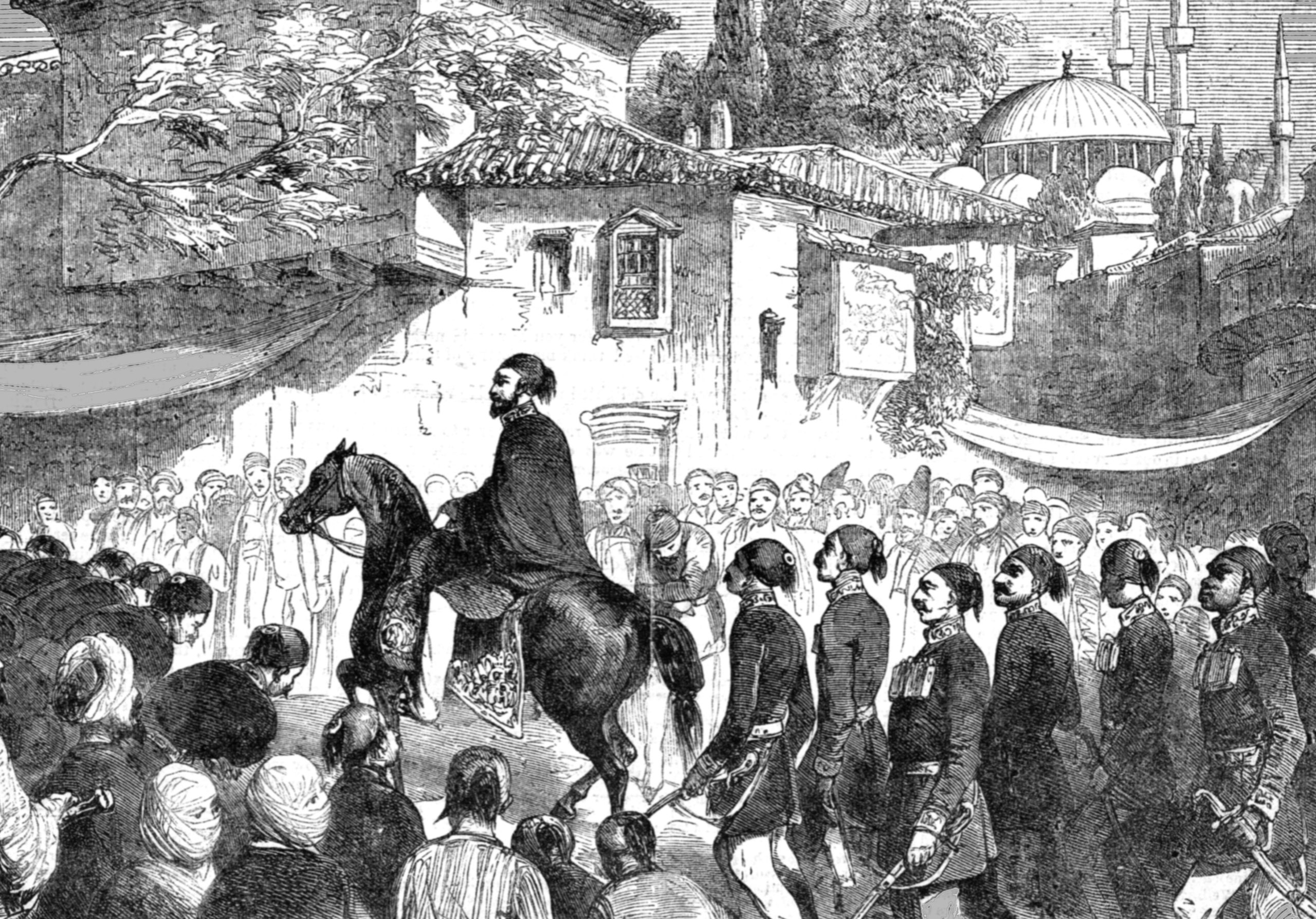 The Sultan Abdul Medjid Proceeding To The Divan Of The Sublime Porte,