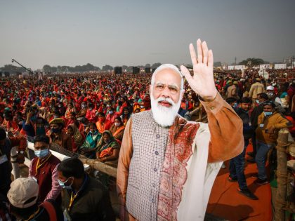 Indian PM Modi Visits India's Cow Belt Heartlands