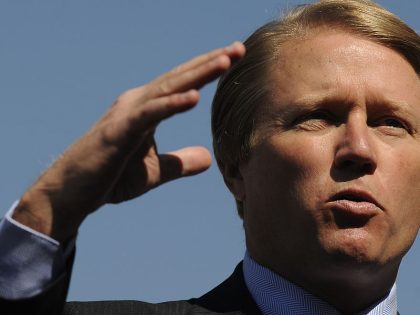 DAVITA27--DaVita Inc., a Fortune 500 company, announce it is moving its headquarters to Denver from El Segundo, Calif. Kent Thiry, CEO of DaVita, made the announcement today outside the Denver Center for the Performing Arts Complex. RJ Sangosti/ The Denve
