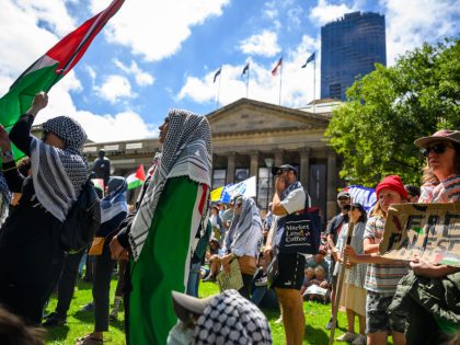 Julian Assange's Father John Shipton Speaks At Rally In Melbourne
